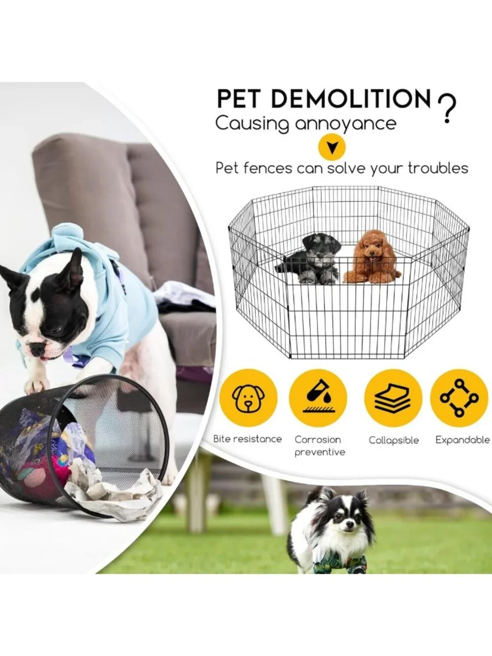 Heavy Duty Dog Playpen - 24